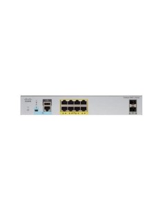 Switch Cisco Catalyst 1000 8Ptos GE y 2SFP Lan Lite PoE+