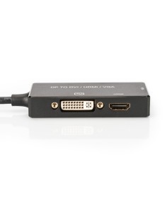 Adaptador Displayport M a VGA+DVI+HDMI H 0,20mts