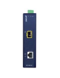Convertidor Industrial 1Pto Gigabit Cobre a 1xSFP 1000Base-X