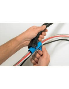 Protege cables 25mm de grosor Hellermanntyton 25mts Gris