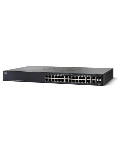 Switch Cisco 300 series 24Ptos 10/100+Gigabit uplink Max PoE