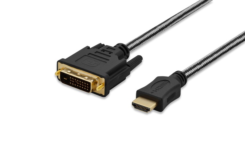 capitán Moler Indefinido Cable HDMI tipo A a DVI-D(24+1) HQ FullHD Gold 5mts - Ticaplus